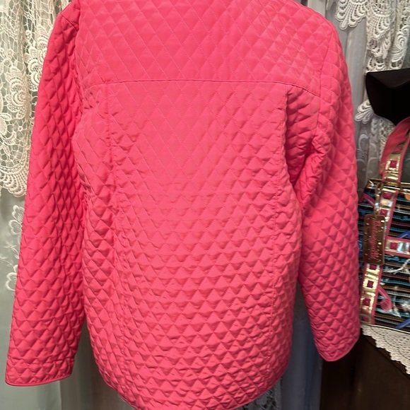 Nordic Lights Bright Barbie Pink Fully Lined Jacket Sz L - Picture 2 of 9